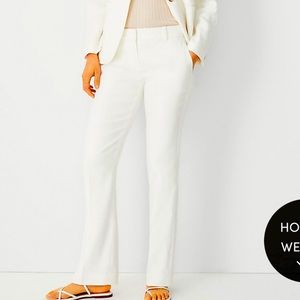 The Tall Straight Pant In Linen Herringbone